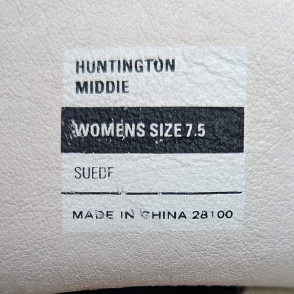 SeaVees Huntington Middie suede leather ankle loafer sneaker beige size 7.5 - Picture 4 of 8